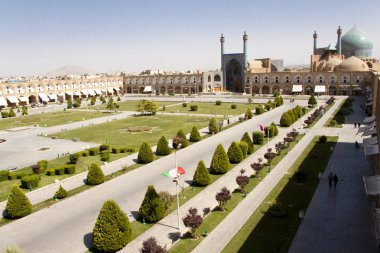 Naqsh-I Jahan Square in Esfahan clipart