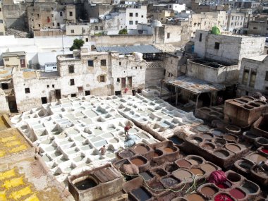 Fez Morocco - medina. clipart