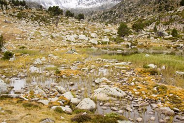 Pyrenees - andorra, sonbahar günü