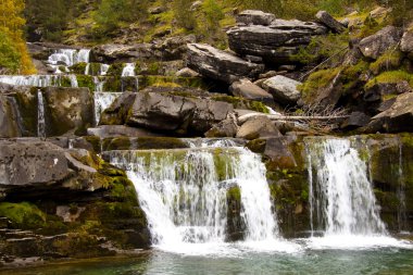 Cascade in Odessa park clipart