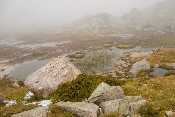 Pireneusok - ködös nap — Stock Fotó