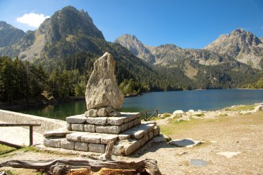 Sant Maurici National Park - Pyrenees. clipart