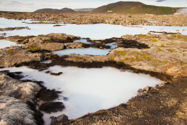 Spa in Blue Lagoon Iceland clipart