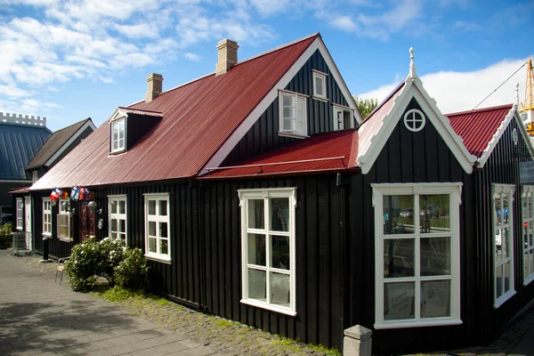 Staré severské dům v Reykjavíku — Stock fotografie