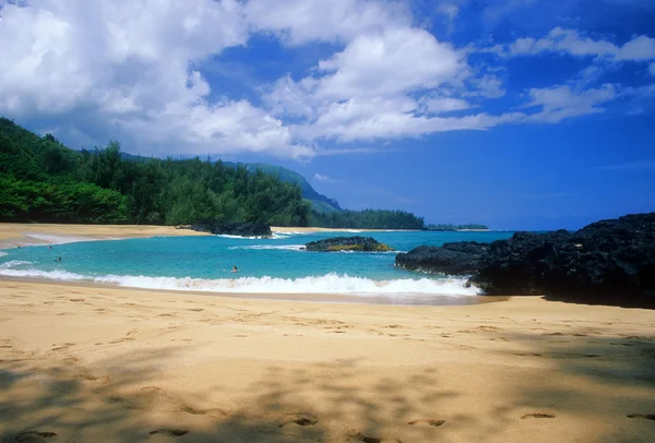 Lumahai strand, kauai — Stockfoto