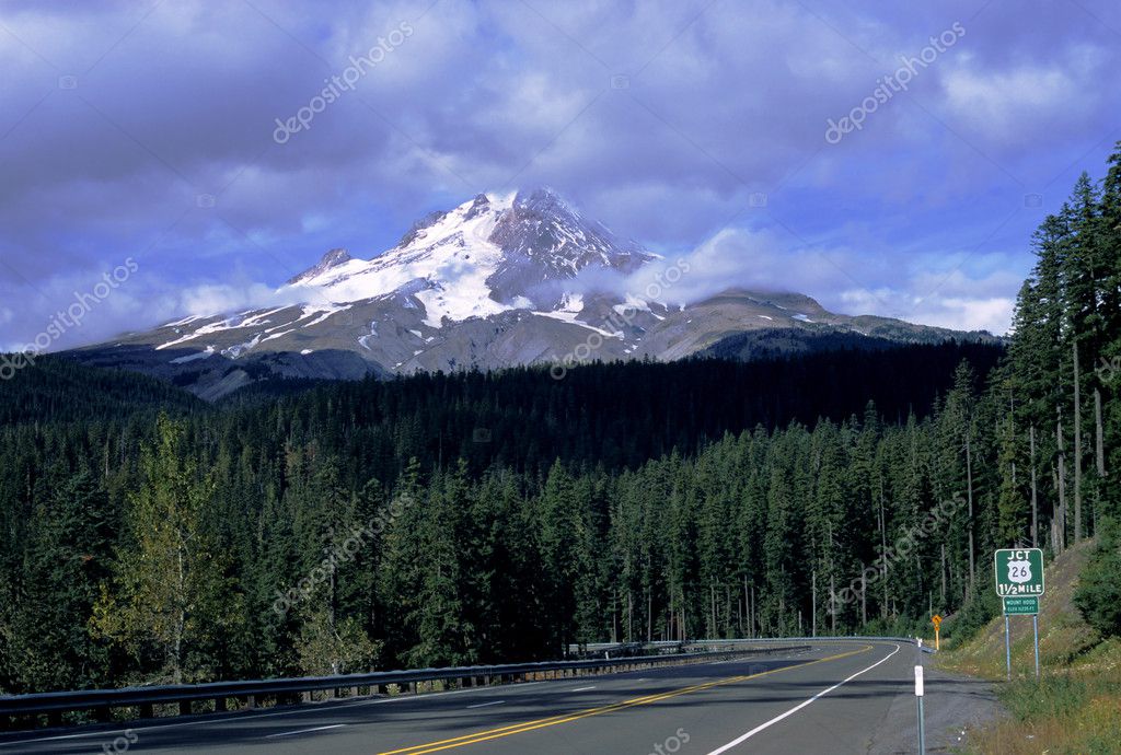 Mount Hood Highway Stock Photo by ©PJ1960 2975247