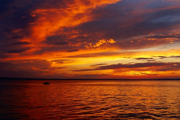 stock image Sunset above sea level - croatia