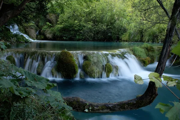 Плитвицкий водопад — стоковое фото