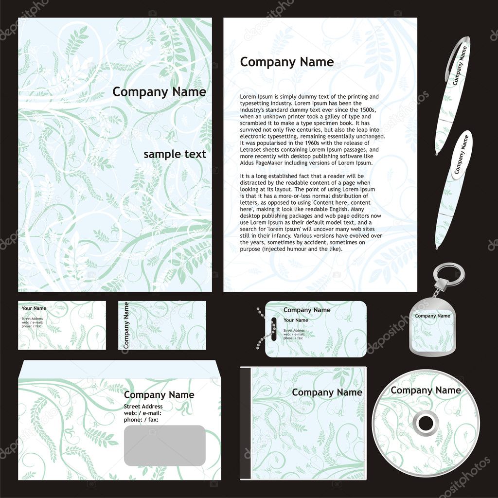 Vector business templates