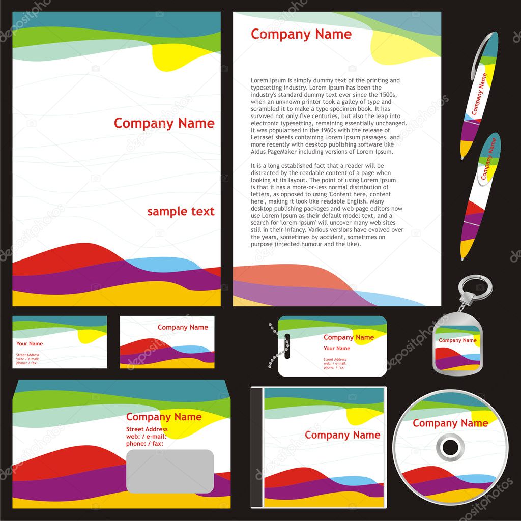 Vector business templates