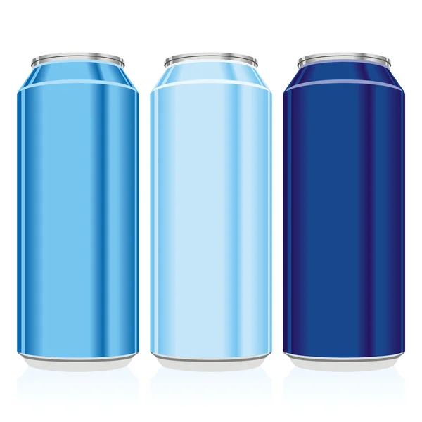 Boîtes de bière isolées — Image vectorielle