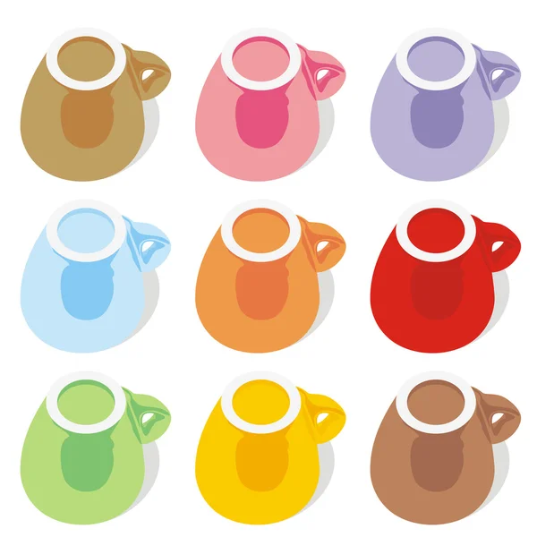 孤立的浓咖啡杯 — 图库矢量图片