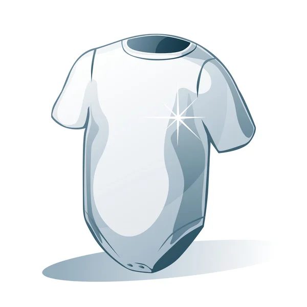 T-shirt isolé pour bébé — Image vectorielle