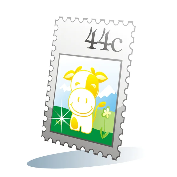 孤立的邮票 — 图库矢量图片