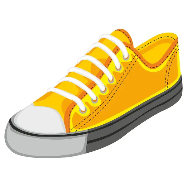 Illustration isolierter Schuhe — Stockvektor