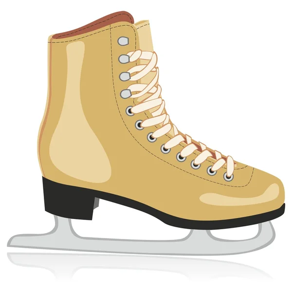 격리 된 아이스 스케이트 — 스톡 벡터