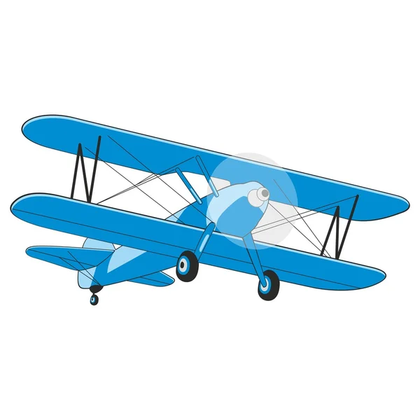 Vector illustration airplane — Stock Vector