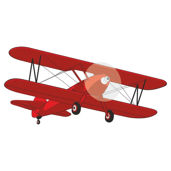 Vector illustration airplane — Stock Vector