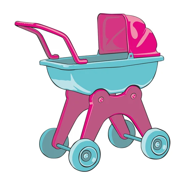 Αυτοκινητάκι μωρού — Διανυσματικό Αρχείο