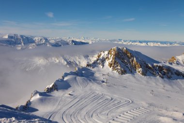 Austrian Alps. Kaprun glacier clipart