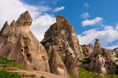 Cappadocia. Ancient cave city clipart