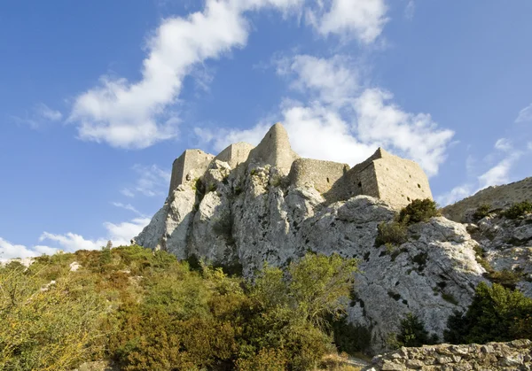 Castillo de Queribus — Foto de Stock