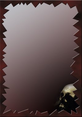 Backgroundwith skull clipart