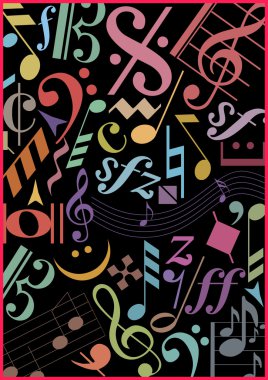 Music notes clipart