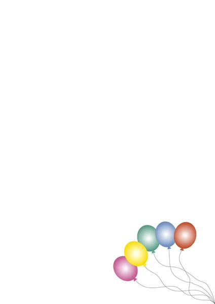 Bunch of balloons — Stock Vector