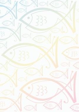 Background fishes clipart