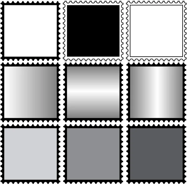 Znaczki kwadratowe blanco — Zdjęcie stockowe