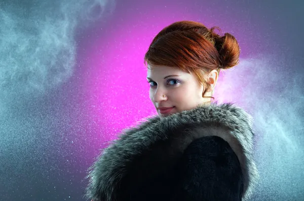 Young ginger lady — Stock Photo, Image