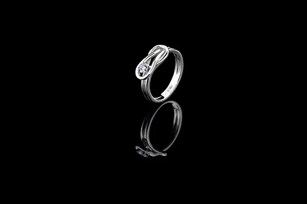 다이아몬드 반지 — 스톡 사진