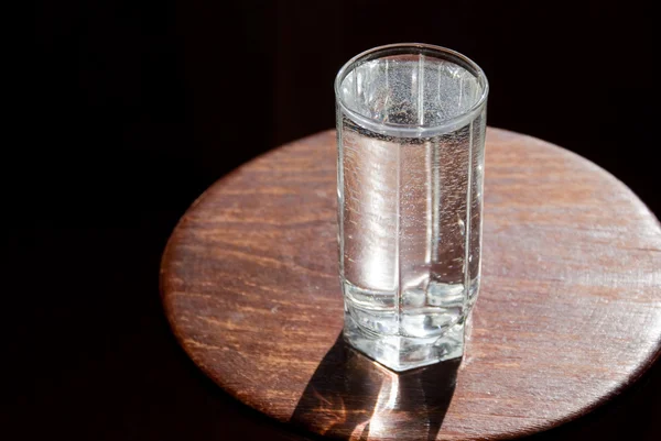stock image The glass filled with water