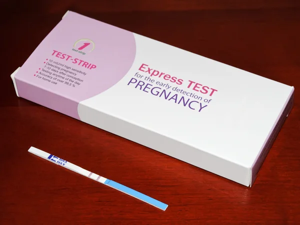 Těhotenský test — Stock fotografie