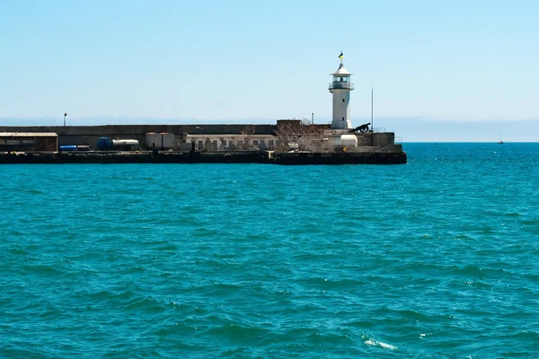 stock image Lighthouse in Yalta