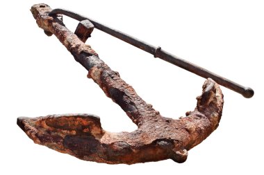 Rusty anchor clipart