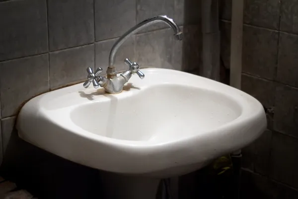 stock image Old dirty sink