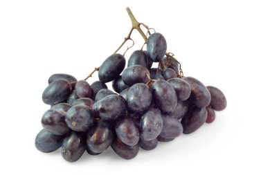 Bunch of black grapes clipart