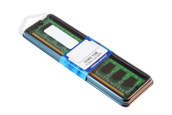 Módulo de memoria DDR2 en el paquete — Foto de Stock