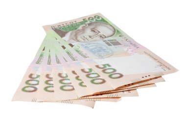 Ukrainian money (hryvnia) clipart