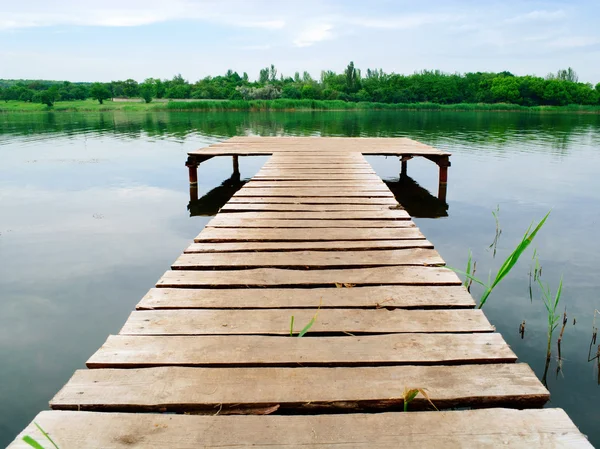 stock image Wooden pier