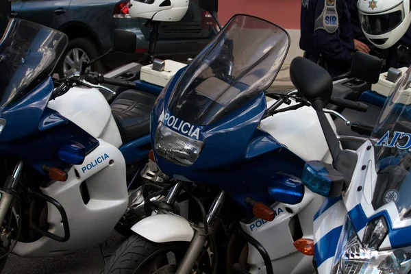 Motos policiales 11 / 05 / 2010 — Foto de Stock