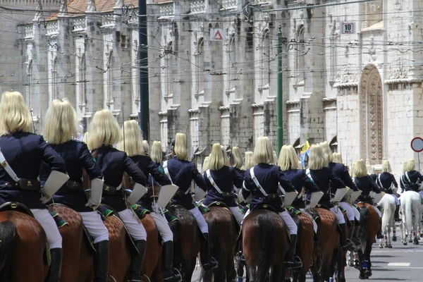 Guarda Nacional Republicana Cavalaria Imagens Royalty-Free