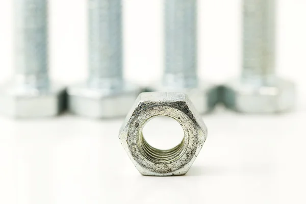 One bolt in front of three 2 — Stock fotografie