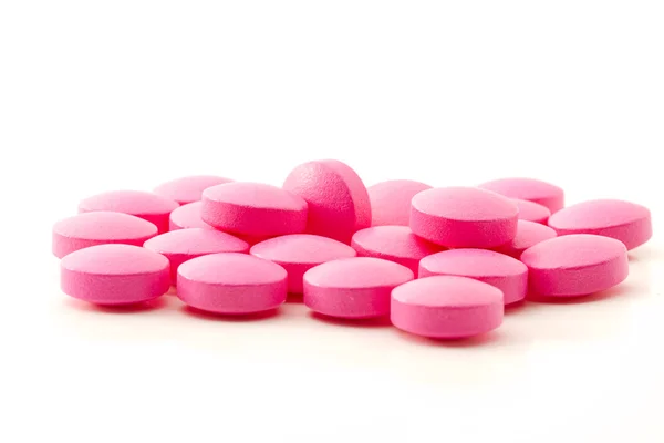 Pink painkillers — Stock Photo, Image