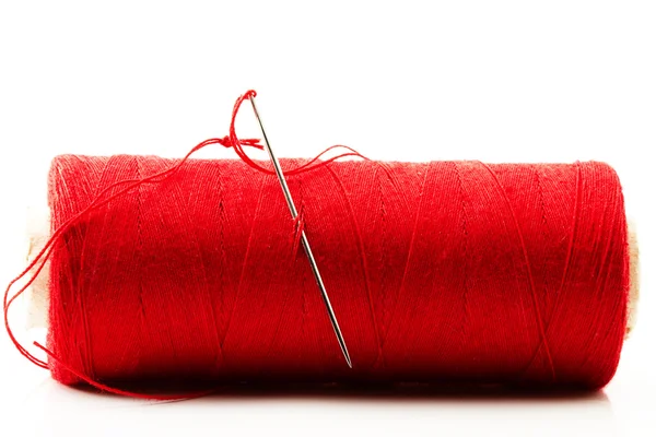 stock image Needle and red stitch