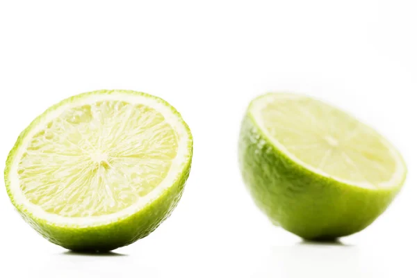 Two half limes — Stock Photo, Image