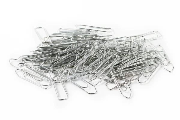 Lot of paper clips — Stock Photo, Image