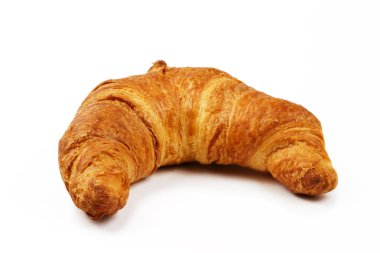 Croissant on white clipart